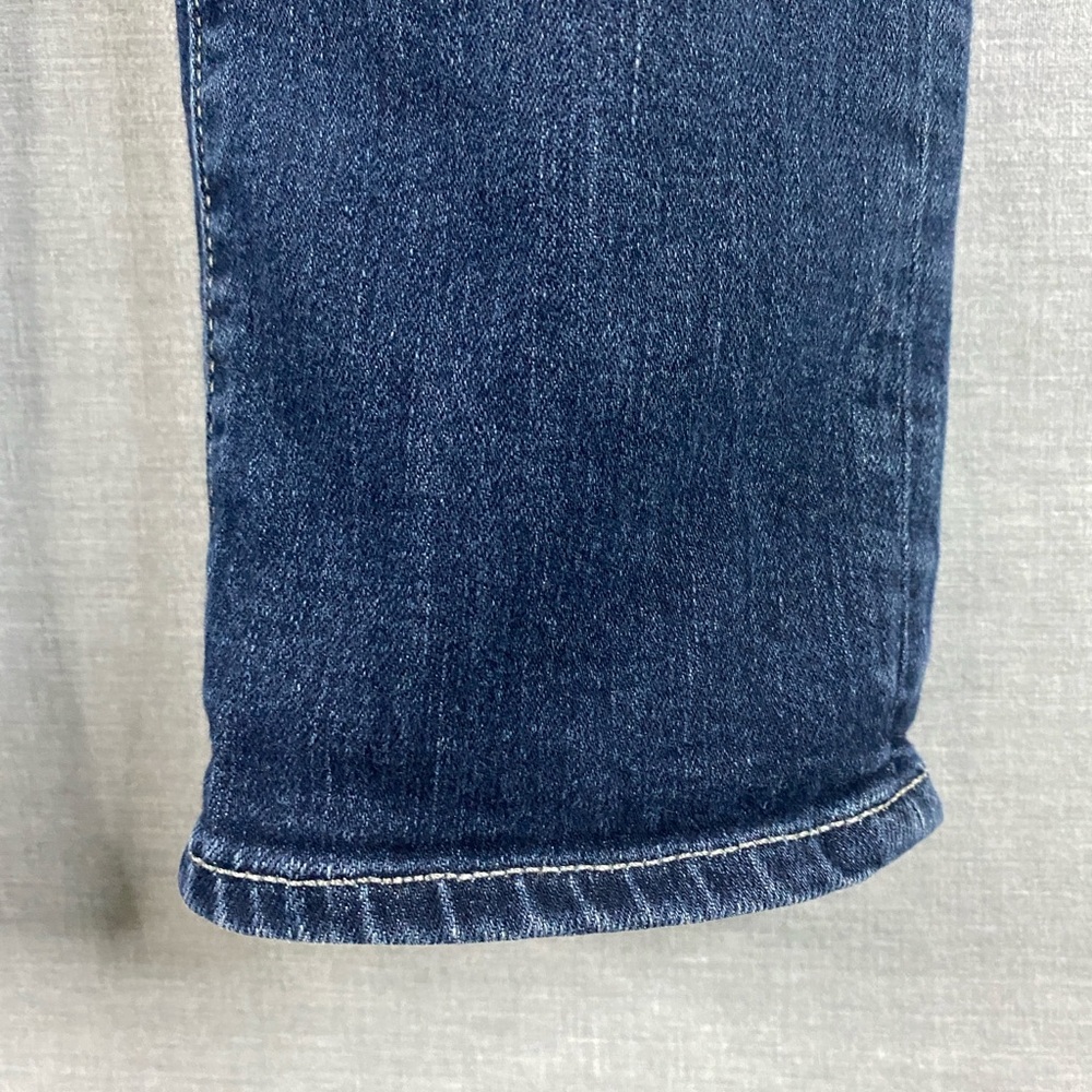 Paige Women's Abbot Kinney Cropped Low Rise Denim Jean In Blue Size 28 - Picture 4 of 8